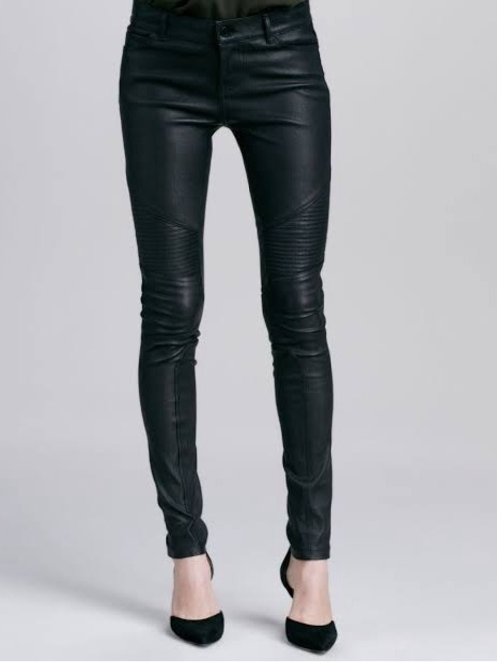 Vince Women's Real Leather Skinny Pants